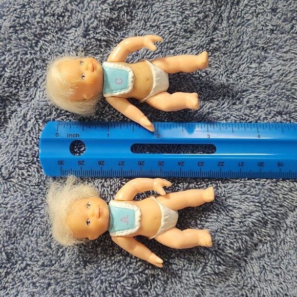 Tara Toys *VINTAGE* 1980's ABC Triplets Doll Set - Picture 9 of 9